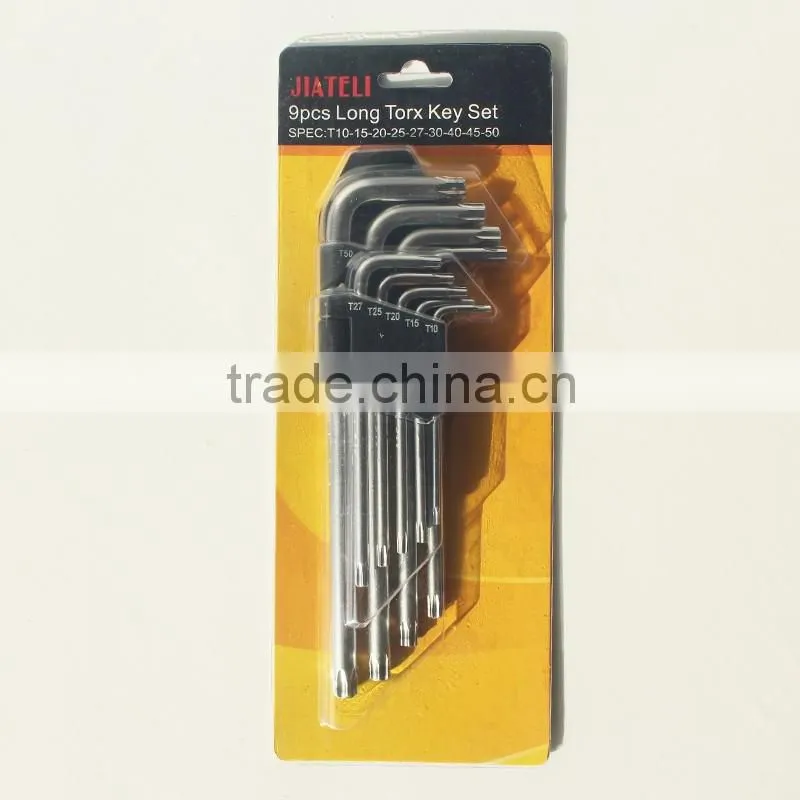 9pcs Long Tor Key Set, Allen Key Set