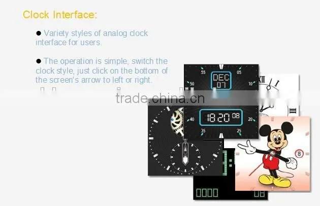 2015 New Product Newly Touch Screen U8 U pro Bluetooth Smart Watch For Android Phones