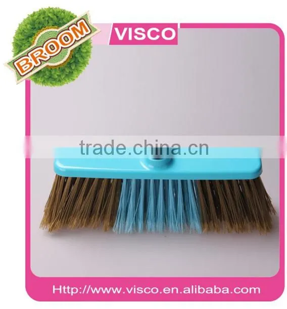 plastic broom with pvc coated wooden broom handle,VA114