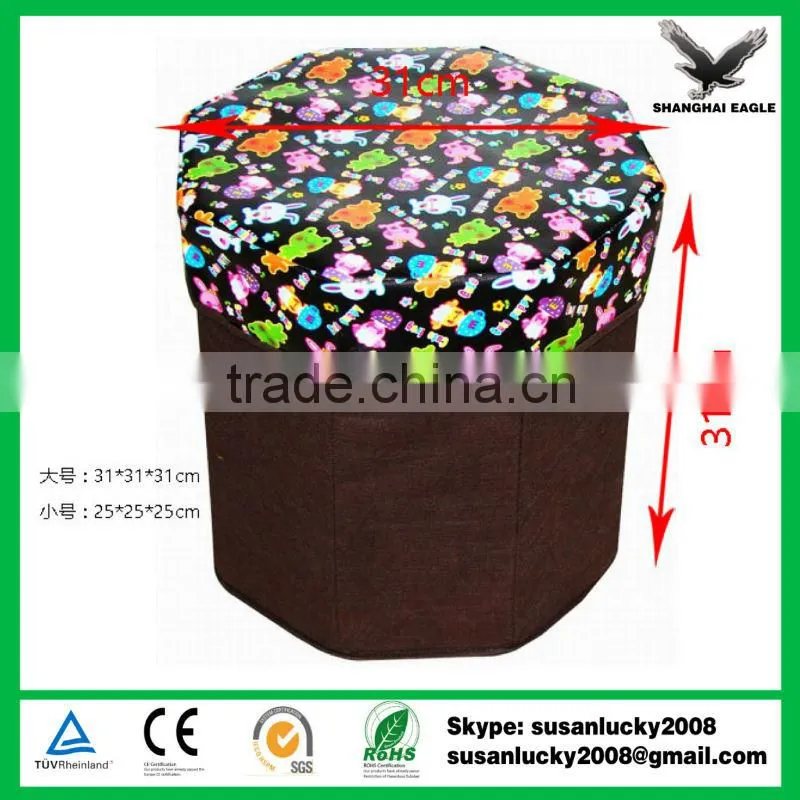 Home Colorful Multi-function Storage Stool with Logo Printed (diectly from factory)