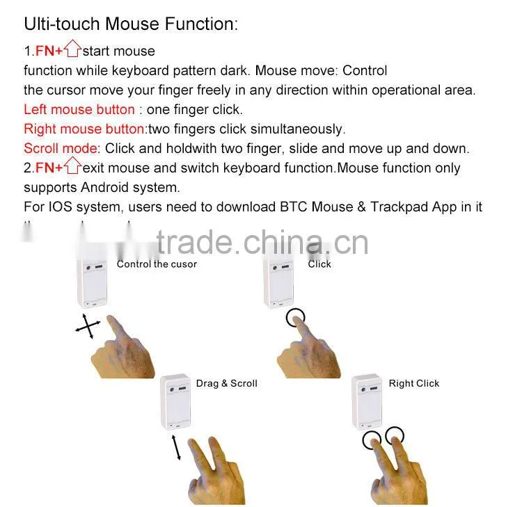 Cheap Price Virtual Laser Keyboard Red Infrared Bluetooth Projection Keyboard