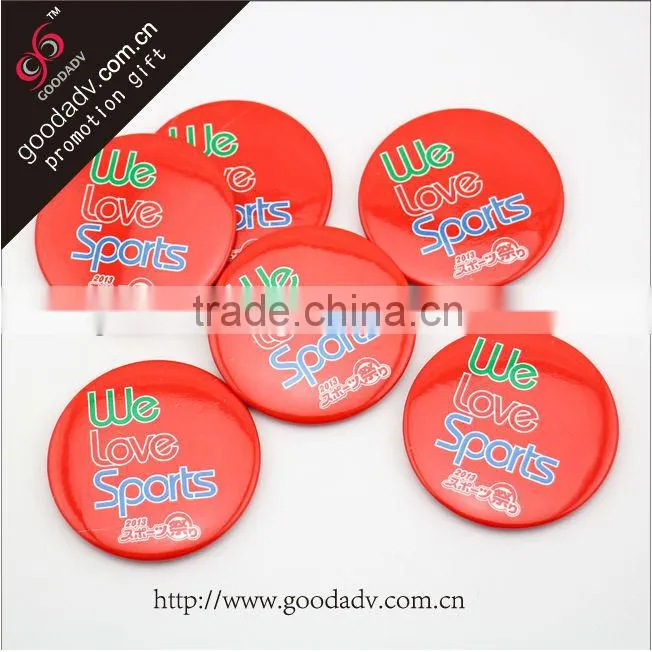 Factory manufacture custom printed pin badge button badge/diy metal badge