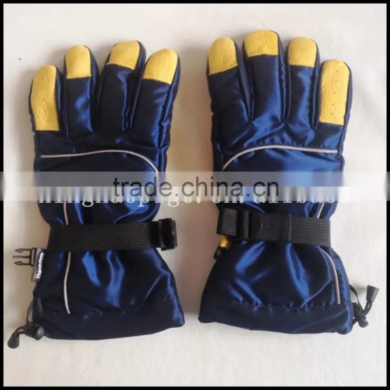Deerskin ski gloves