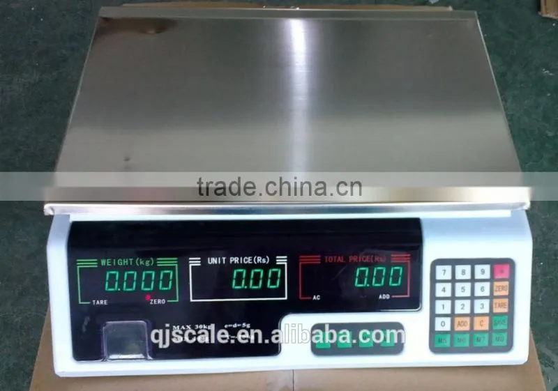 Electronic Price Computing Scales digital price computing scale platform weighing scale