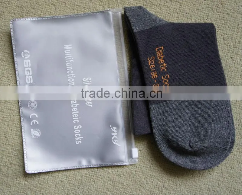 long silver fiber anti-ordor sock