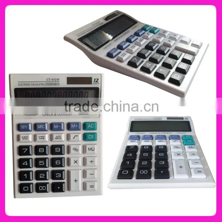 Big size 112 steps check correct desktop calculator CT-912