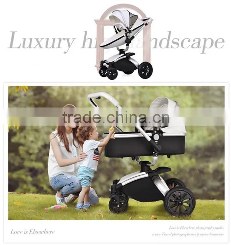 2016 High-view 3 in 1 baby stroller/pram
