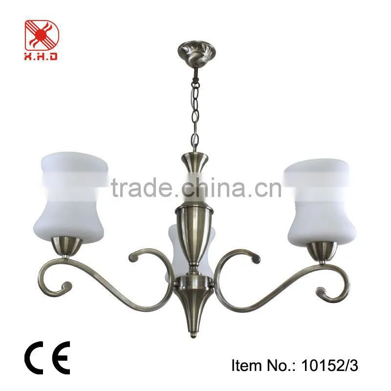 wooden pendant lamp/glass shade chandelier pendant light with wooden 6822-5