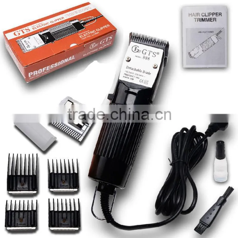 Trimmer Grooming 2 Blades 220V Dog Hair Animal Electric GTS-888 30W Pet Clipper