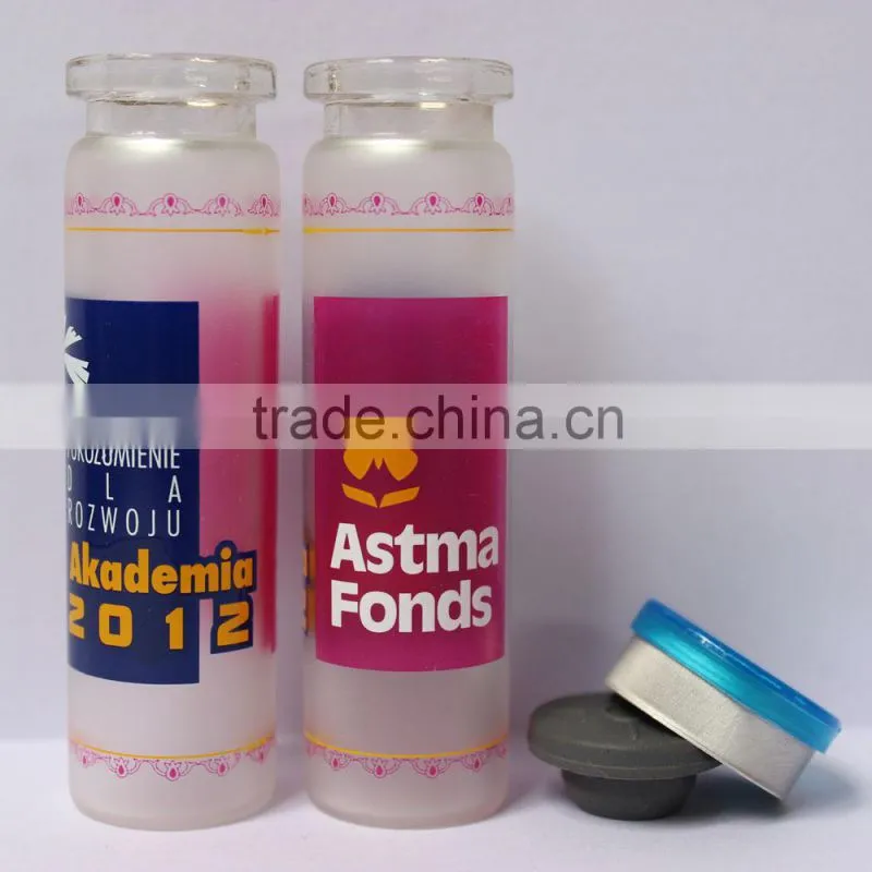 Clear vial sterile injection mould glass vials