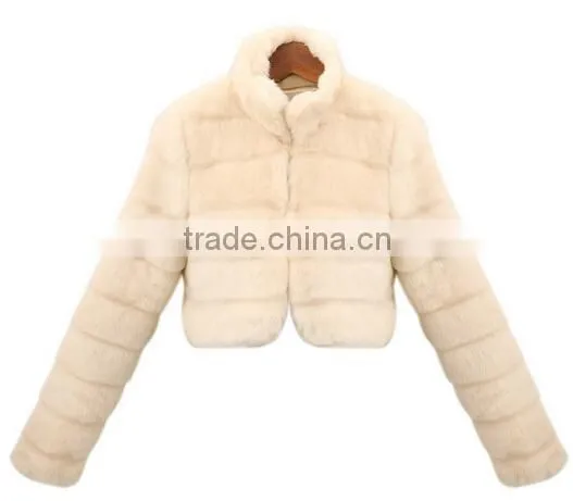 2014 rabbit faux fur Jacket & coat
