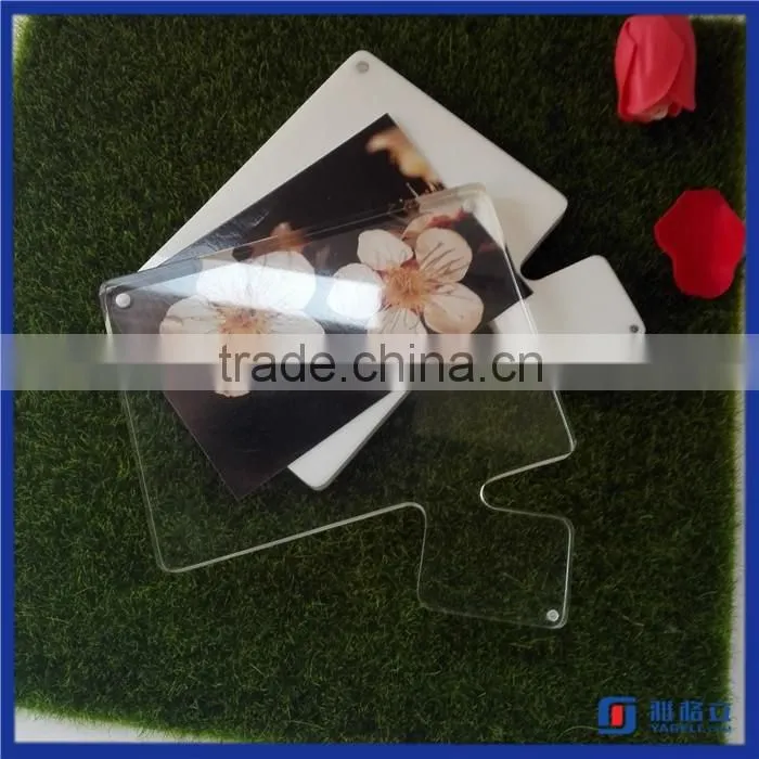 China manufacturer wholesale 4x6 acrylic frames wholesale / new style acrylic photofunia photo frame