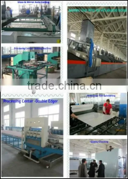 High quality tinted float glass made bronze mirror