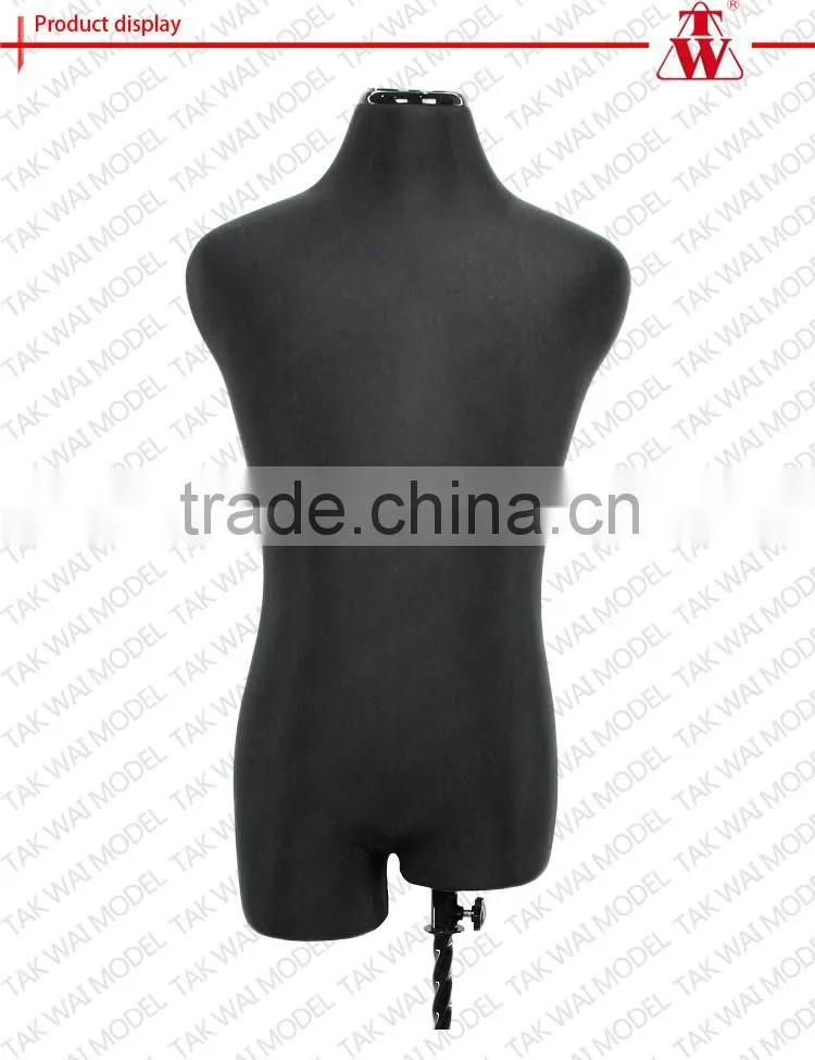 Cheap male half body fiberglass for display mannequins