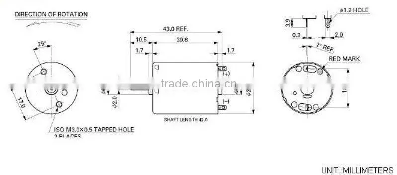 8V Micro DC Motor for RC Toy and Fire Alarm8V Micro DC Motor for RC Toy and Fire Alarm(RF-370CA-12560)