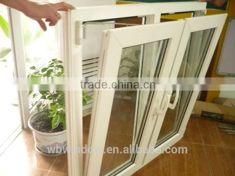 European style of PVCUPVC tilt and turn glass window ,PVC/UPVC windows and doors