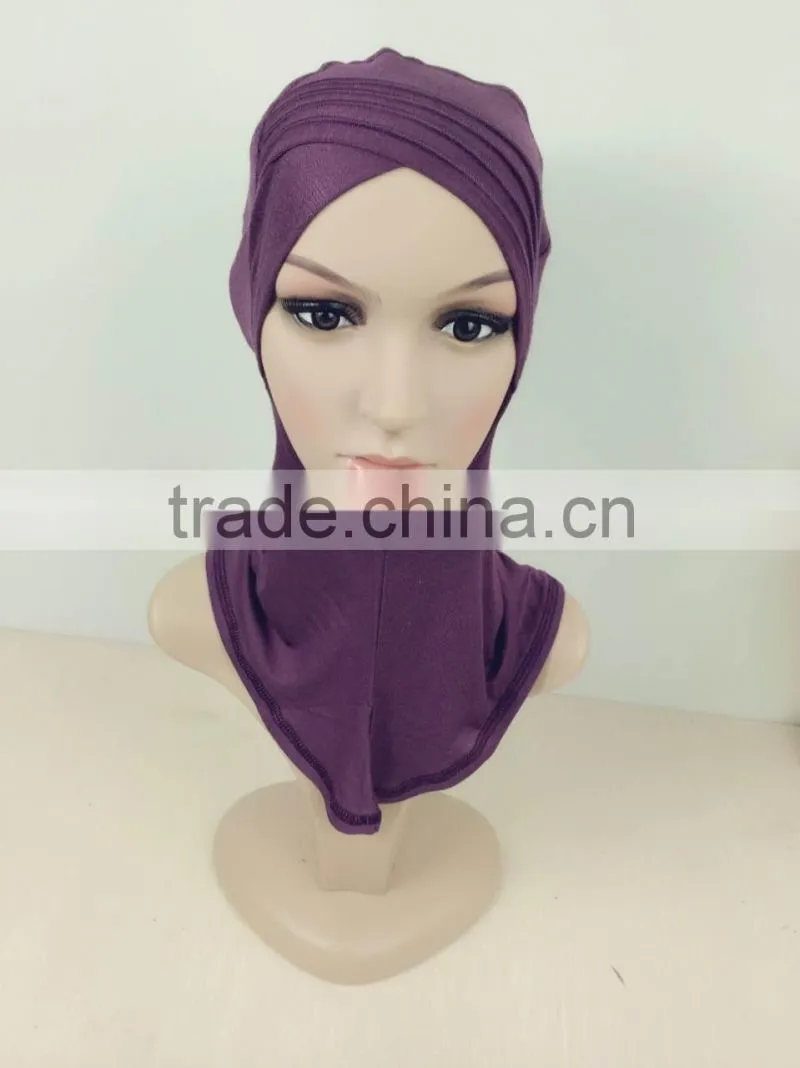 C062 new style crossover ninja inner underscarf,full underscarf to cover neck