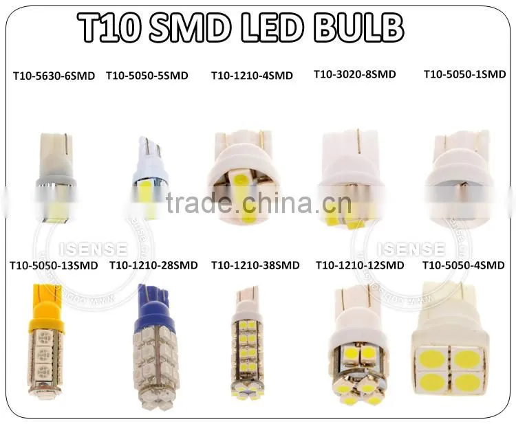 Led motorcycle bulb taiwan epistar chip 501 168 194 921 t10 w5w 0.5 led