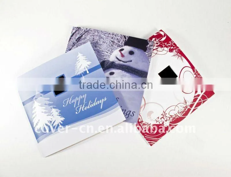 video greeting gifts booklet for advertiser /LCD booklet