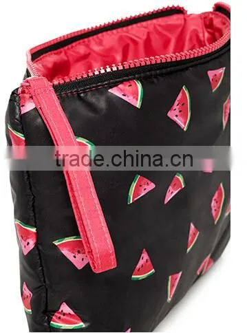 custom Watermelon Print Cosmetic Pouch