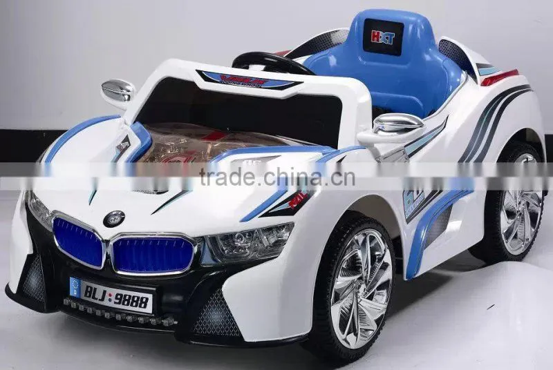 A nice new technical kids car with 2.4 G bluetooth remote control