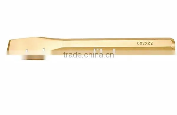 Aluminum bronze non sparking 8 point chisel