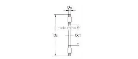 Thrust Roller Bearing With High pressure changzhou needle thrust bearing