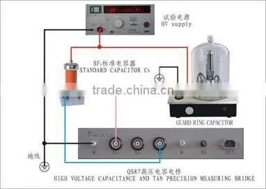 High precision capacitance and tan delta measuring bridge digital tester / Tan delta tester