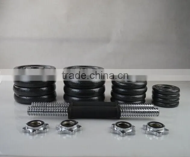 50kg painting dumbbell /barbell sets