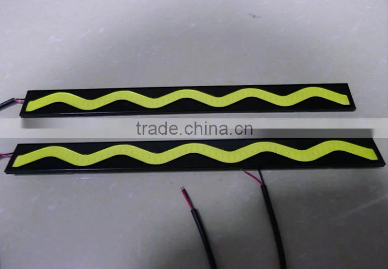factory wholesale flexible cob led drl/ car daytime running light