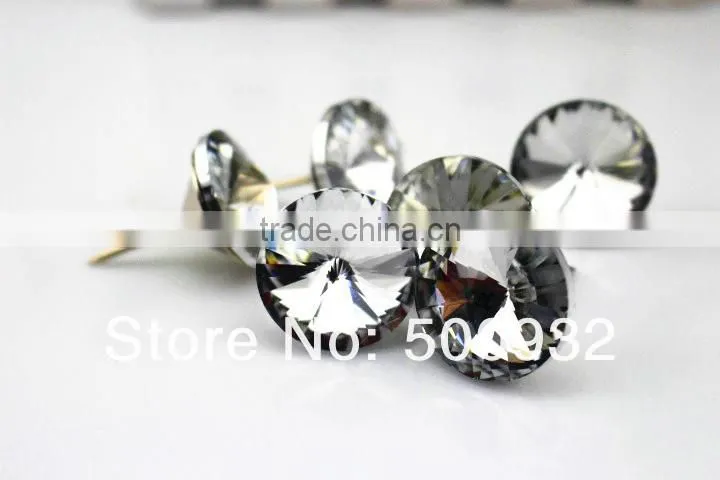 crystal sofa button with nail