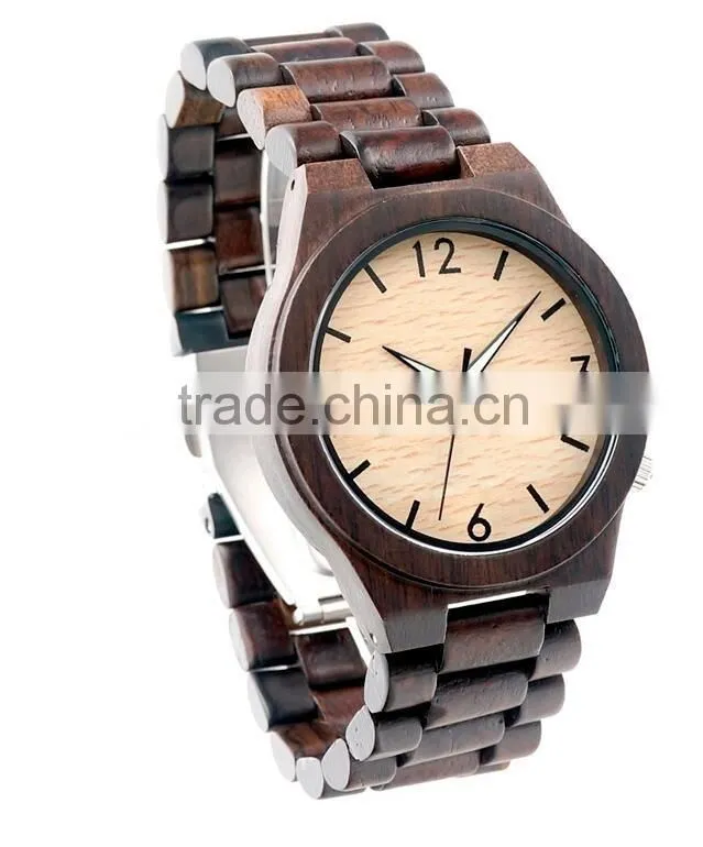 2016 new wood watch ,wood watch private label vages wood watch