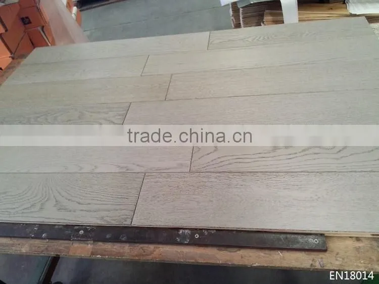 New Design Smoked And Hand Wax oiled Treatment Oak Wood Flooring