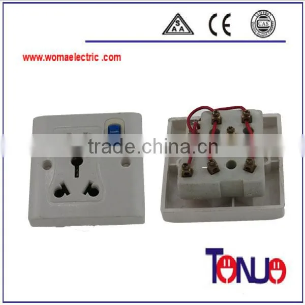 Woma ceramics electric multi socket with button switch