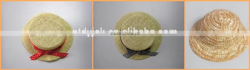 mini straw doll hats of high quality