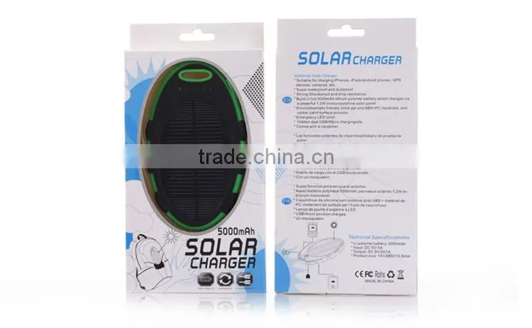 hot items solar mobile phone charger case 5000mah