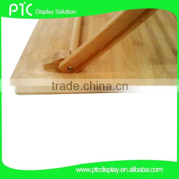 Wood brochure holder, bamboo material