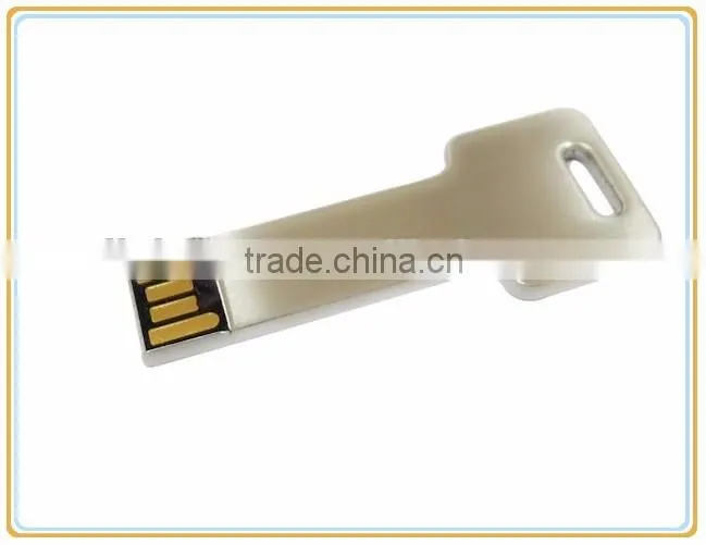 Cutomized metal material key shape USB promotional colorful key usb flash drive