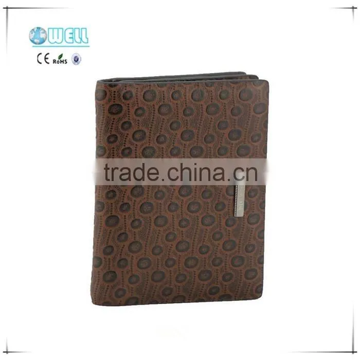 2016 Men Fashion Genuine Leather Short Wallet 100% Real Leather Purse