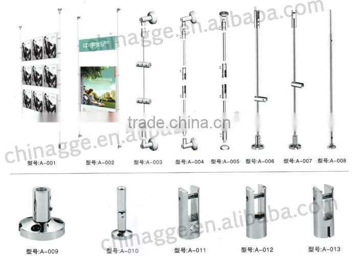 Double side magnetic and crystal real estate led window display acrylic led light box