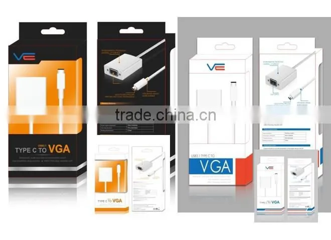 USB3.1-Type c TO VGA/F