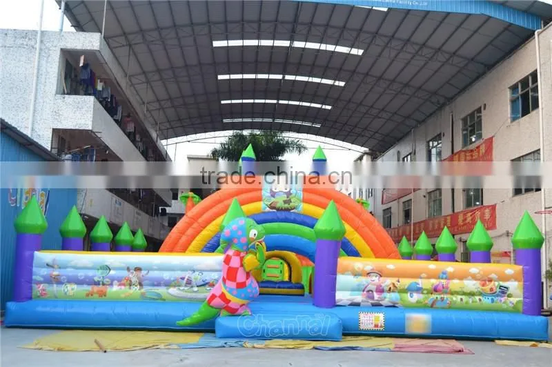 Kids Fun City Inflatable Playground Outdoor Gym Playground Equipment Inflatable Fun City