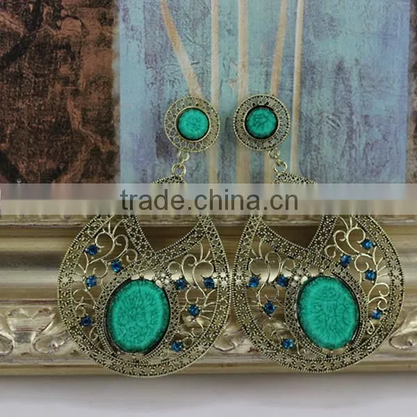 bohemia vintage big size sample order alloy earring