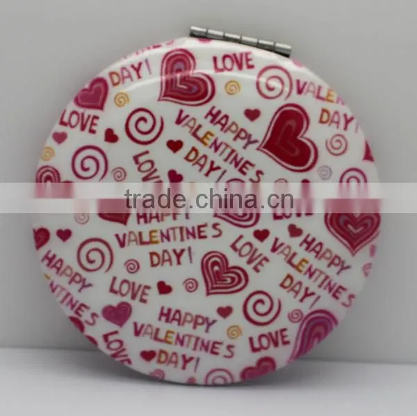 High Quality Round Aluminum Pocket Mirror For Promotion
