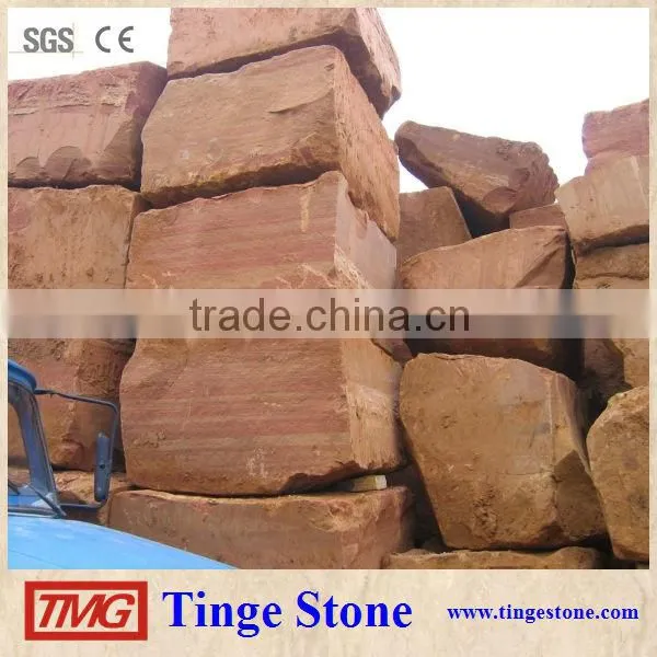 Red wooden grain floor tiles for stone project