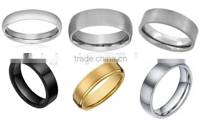 China factory wholesale fashion titanium ring jewelry