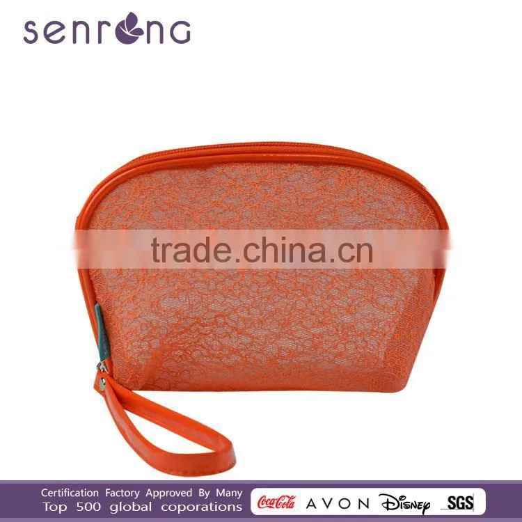 promotional gold cosmetic bag lovely cosmetic bag