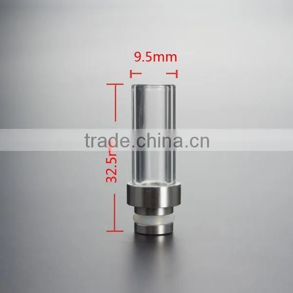 Huge vapor e cig drip tips glass drip tips in stock