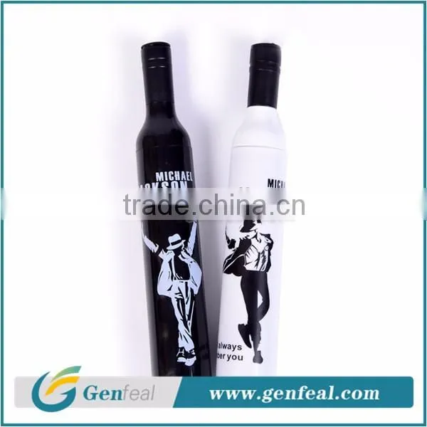 Hot selling win bottle foldable umbrellas for custom promotion