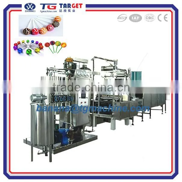 600kg/h Output Advanced Technology Servo Driven Lollipop and hard candy Deposting Line
